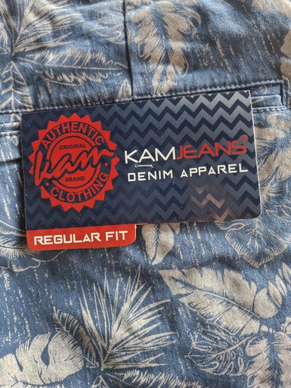 Kam Jeans 340 Dress Shorts Denim Blue - Šorti - Šorti - W40-W60
