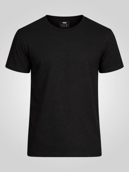 D555 Smartly T-krekls apaļu kakla izgriezumu Melns 5 gab. iepakojums - T-krekli - T-krekli - 2XL-14XL