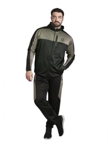 D555 Southport Džemperis ar kapuci un rāvējslēdzēju Melns - Džemperi un džemperi ar kapuci - Džemperi - 2XL-14XL