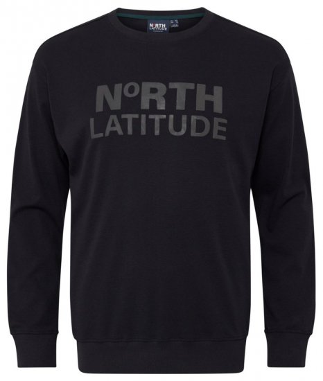 North Latitude 53123 Džemperis ar logo Melns - Džemperi un džemperi ar kapuci - Džemperi - 2XL-14XL