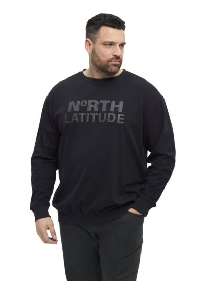 North Latitude 53123 Džemperis ar logo Melns - Džemperi un džemperi ar kapuci - Džemperi - 2XL-14XL