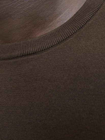 Jack & Jones BASIC Knitted Sweater Brown - Džemperi un džemperi ar kapuci - Džemperi - 2XL-14XL
