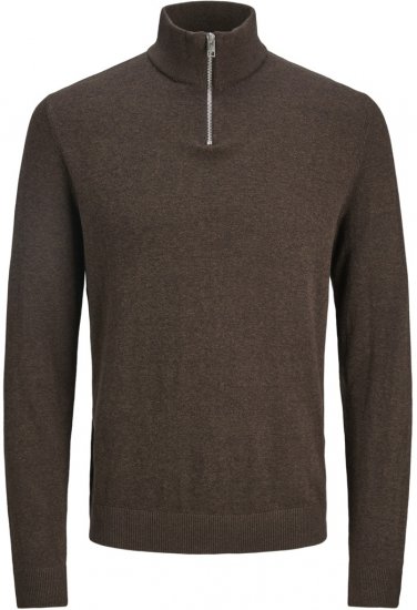 Jack & Jones Emil Knitted Pullover Brown - Džemperi un džemperi ar kapuci - Džemperi - 2XL-14XL