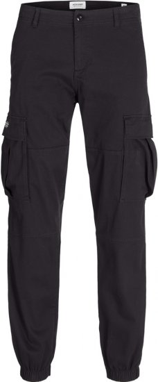 Jack & Jones Jonnie Cuffed Cargo Pants Black - Džinsi un bikses - Džinsi un Bikses - W40-W70