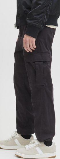 Jack & Jones Jonnie Cuffed Cargo Pants Black - Džinsi un bikses - Džinsi un Bikses - W40-W70