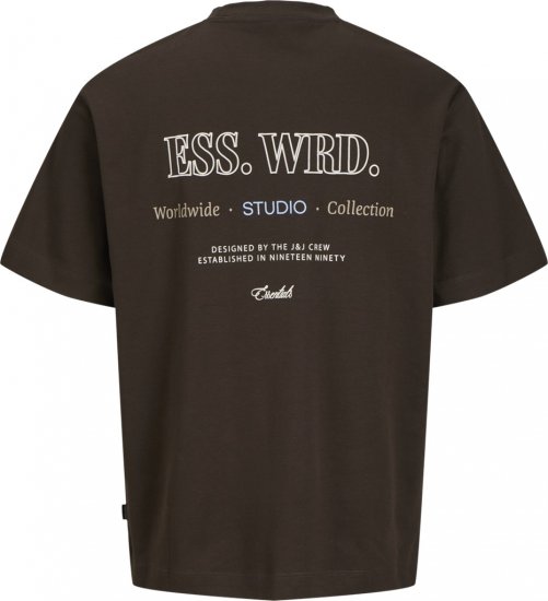 Jack & Jones Urban Edge Studio T-shirt Brown - T-krekli - T-krekli - 2XL-14XL