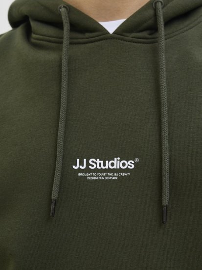 Jack & Jones Soho Hoodie Green - Džemperi un džemperi ar kapuci - Džemperi - 2XL-14XL