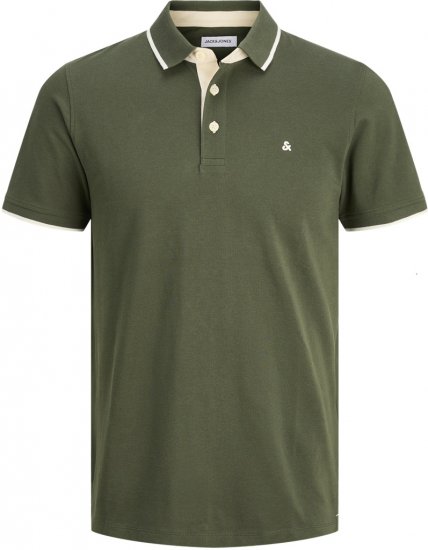 Jack & Jones Paulos Polo Short Sleeve Green - Polo krekli - Polo krekli - 2XL-8XL