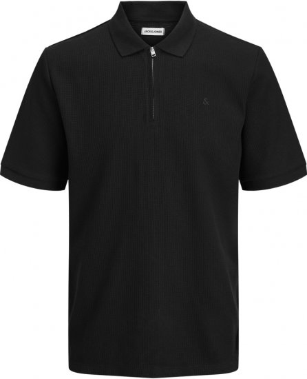Jack & Jones Austin Polo Short Sleeve Black - Polo krekli - Polo krekli - 2XL-8XL