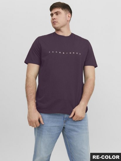 Jack & Jones STAR T-Shirt Purple - T-krekli - T-krekli - 2XL-14XL