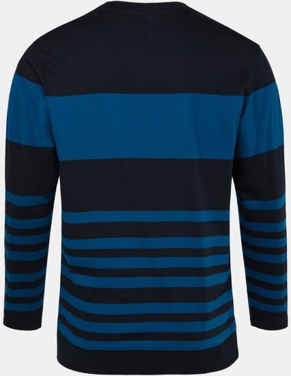 JP1880 Pyjamas Two-piece Long Sleeve with Stripes Blue - Apakšveļa un peldšorti - Apakšveļa - 2XL-8XL