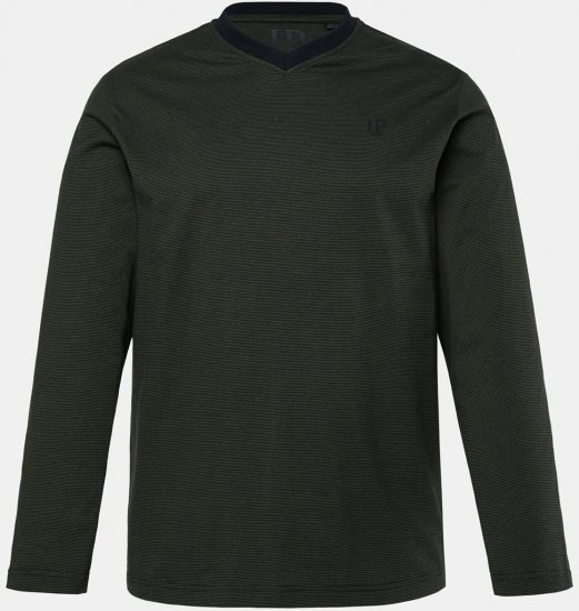 JP1880 Pyjamas Two-piece Striped Dark Green - Apakšveļa un peldšorti - Apakšveļa - 2XL-8XL