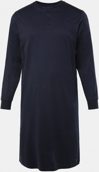 JP1880 Henley Long Sleeved Night Dress Navy - Apakšveļa un peldšorti - Apakšveļa - 2XL-8XL