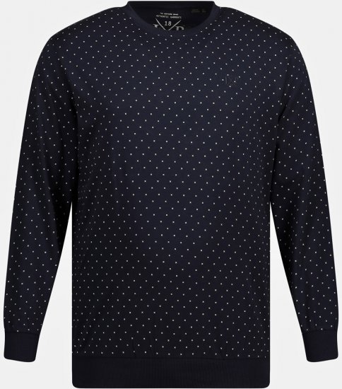 JP1880 Pyjamas Two-piece Long Sleeve and Long Trousers Navy - Apakšveļa un peldšorti - Apakšveļa - 2XL-8XL