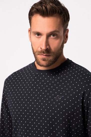 JP1880 Pyjamas Two-piece Long Sleeve and Long Trousers Navy - Apakšveļa un peldšorti - Apakšveļa - 2XL-8XL