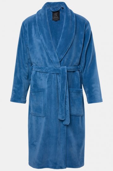 JP1880 Bathrobe with Spacious Pockets Denim Blue - Apakšveļa un peldšorti - Apakšveļa - 2XL-8XL