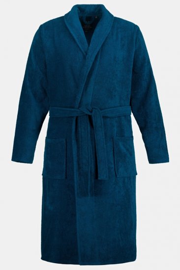 JP1880 Bathrobe Terry Navy - Peldmētelis/dvieļi - Vīriešu peldmēteļi lieli izmēri