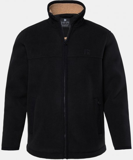 JAY-PI Level 4 Fleece Jacket Black - Sporta apģērbs & outdoor - Liela izmēra sporta apģērbi vīriešiem
