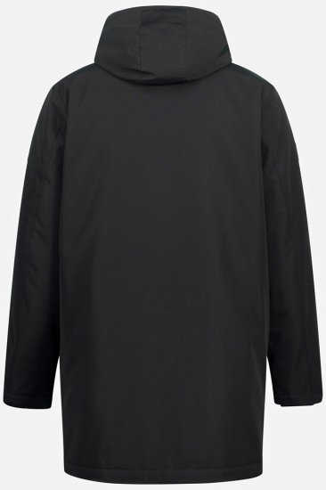 JP1880 Warm Parka with Wind Cuffs Black - Jakas & Lietus apģērbs - Jakas - 2XL-12XL