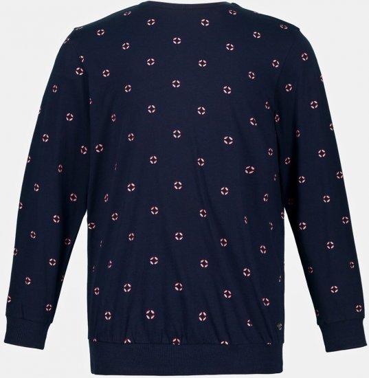 JP1880 Two-piece Pyjamas Long Sleeve and Long Trousers Navy - Apakšveļa un peldšorti - Apakšveļa - 2XL-8XL