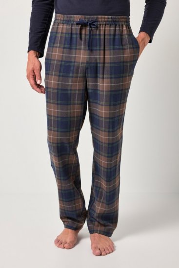 JP1880 Pyjama Trousers Flannel Check Brown - Apakšveļa un peldšorti - Apakšveļa - 2XL-8XL