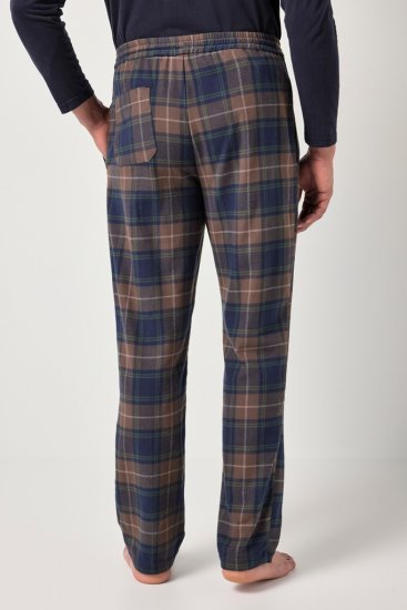 JP1880 Pyjama Trousers Flannel Check Brown - Apakšveļa un peldšorti - Apakšveļa - 2XL-8XL