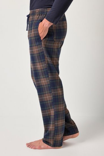 JP1880 Pyjama Trousers Flannel Check Brown - Apakšveļa un peldšorti - Apakšveļa - 2XL-8XL