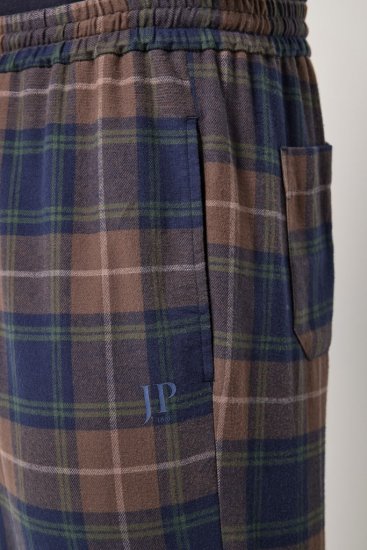 JP1880 Pyjama Trousers Flannel Check Brown - Apakšveļa un peldšorti - Apakšveļa - 2XL-8XL