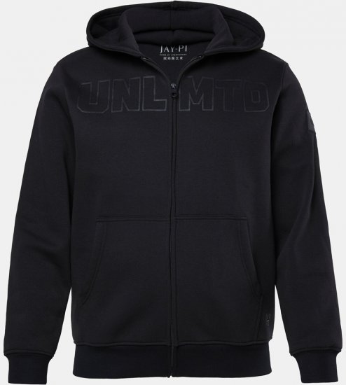 JAY-PI Tracksuit Hoodie Black - Sporta apģērbs & outdoor - Liela izmēra sporta apģērbi vīriešiem