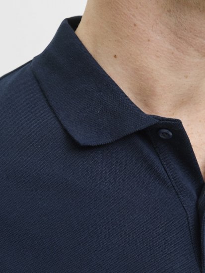 Jack & Jones Makoto Polo Short Sleeve Navy - Polo krekli - Polo krekli - 2XL-8XL