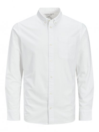 Jack & Jones Brook Oxford Shirt Long Sleeve White - Krekli - Krekli - 2XL-8XL