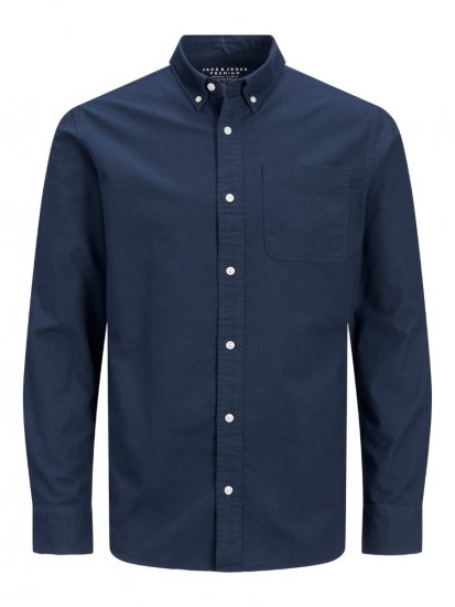 Jack & Jones Brook Oxford Shirt Long Sleeve Navy - Krekli - Krekli - 2XL-8XL