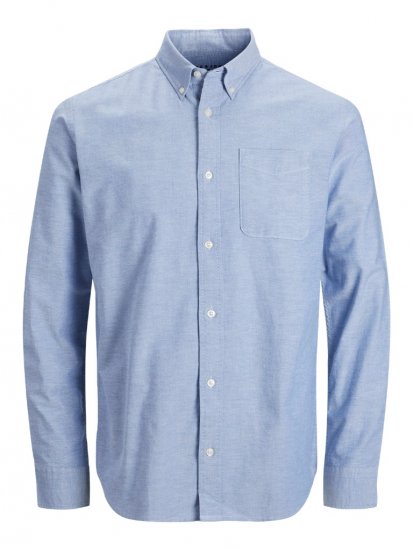 Jack & Jones Brook Oxford Shirt Long Sleeve Blue - Krekli - Krekli - 2XL-8XL