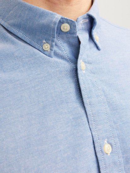 Jack & Jones Brook Oxford Shirt Long Sleeve Blue - Krekli - Krekli - 2XL-8XL