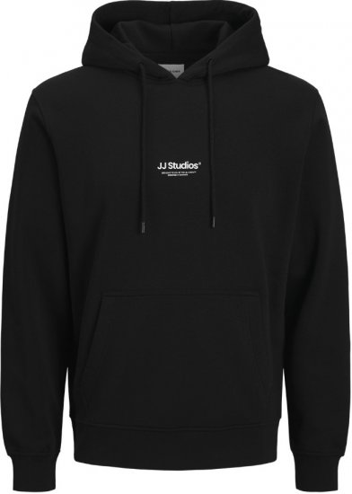 Jack & Jones Soho Hoodie Black - Džemperi un džemperi ar kapuci - Džemperi - 2XL-14XL