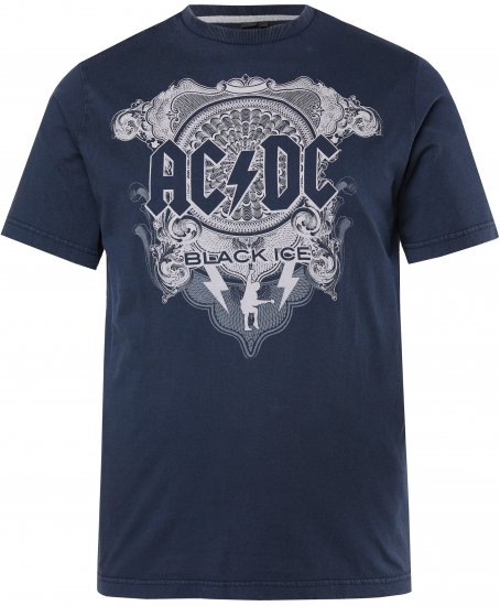 JP1880 AC/DC Black Ice T-Shirt Navy - Grupas T-krekli - 