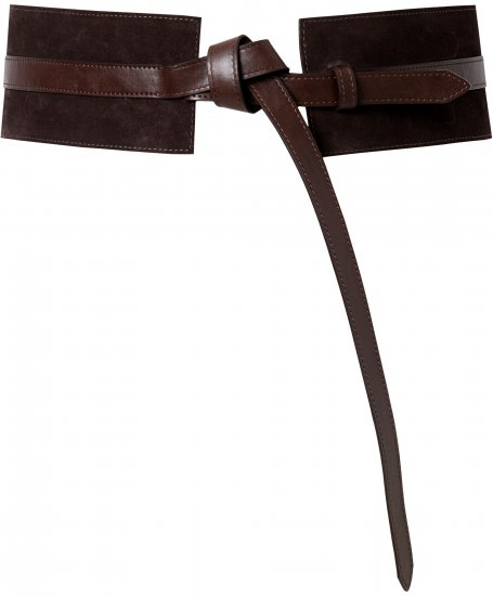 Ulla Popken Tie Belt Mocha - Sieviešu jostas - 