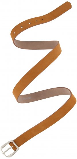 Ulla Popken Soft Suede Belt Brown - Sieviešu jostas - 