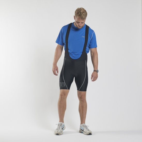 North Latitude Bike Shorts With Suspenders Black TALL - Sporta apģērbs & outdoor - Liela izmēra sporta apģērbi vīriešiem
