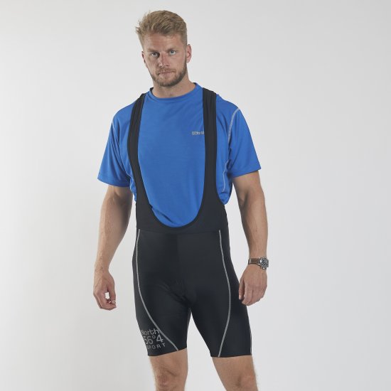 North Latitude Bike Shorts With Suspenders Black TALL - Sporta apģērbs & outdoor - Liela izmēra sporta apģērbi vīriešiem