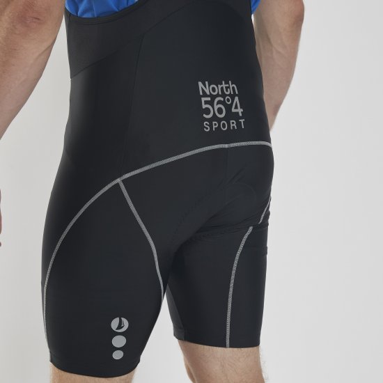 North Latitude Bike Shorts With Suspenders Black TALL - Sporta apģērbs & outdoor - Liela izmēra sporta apģērbi vīriešiem