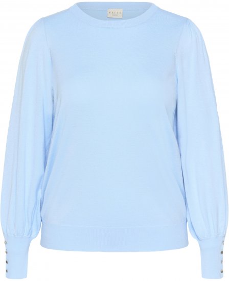 Kaffe Curve Lizzy Džemperis ar garām piedurknēm Zils - Džemperi & adījumi - 