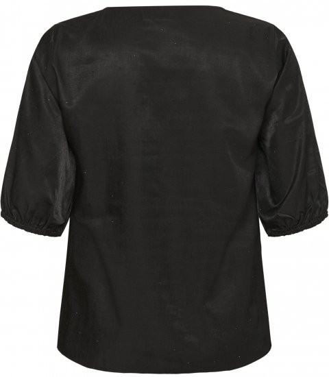 Kaffe Curve Ada Blouse Black - Blūzes - 