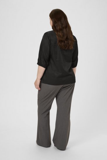 Kaffe Curve Ada Blouse Black - Blūzes - 