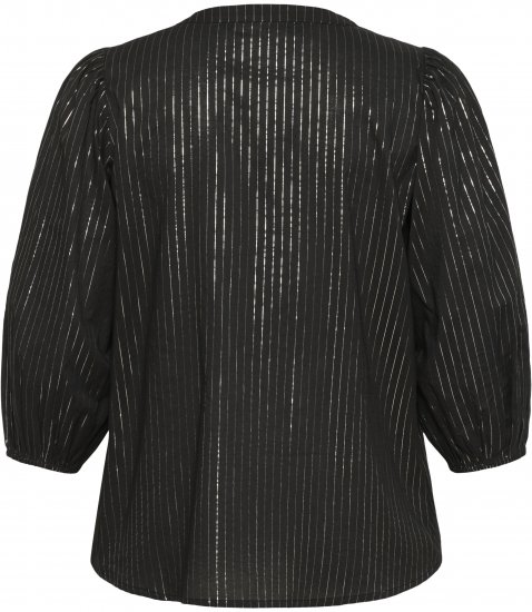 Kaffe Curve Luisa Blouse Black Deep - Blūzes - 