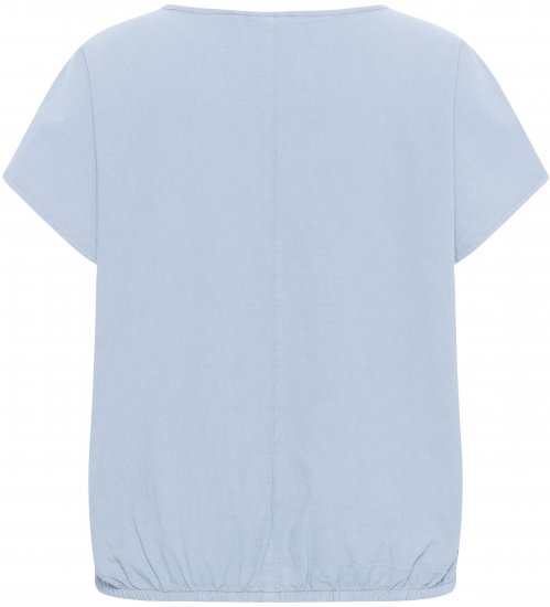 Kaffe Curve Nana Blūze ar īsām piedurknēm Zils - Blūzes & tunikas - 