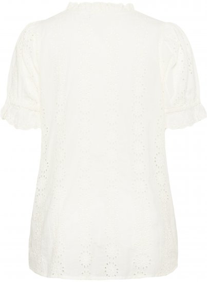 Kaffe Curve Dina Blouse White - Blūzes - 