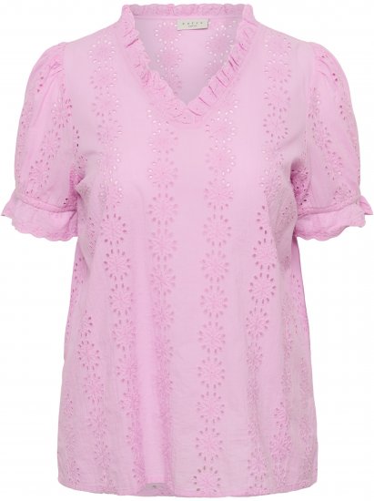 Kaffe Curve Dina Blouse Pink Frosting - Blūzes - 