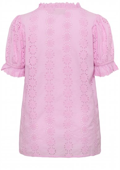 Kaffe Curve Dina Blouse Pink Frosting - Blūzes - 