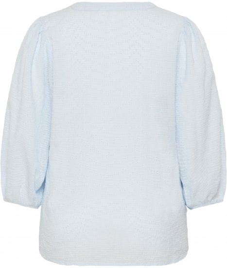 Kaffe Curve Penelopia Blouse Nantucket Breeze Blue - Blūzes - 